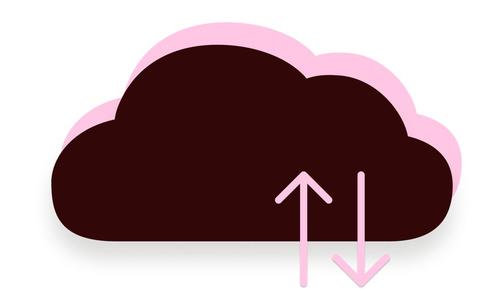 Connectivity cloud graphic