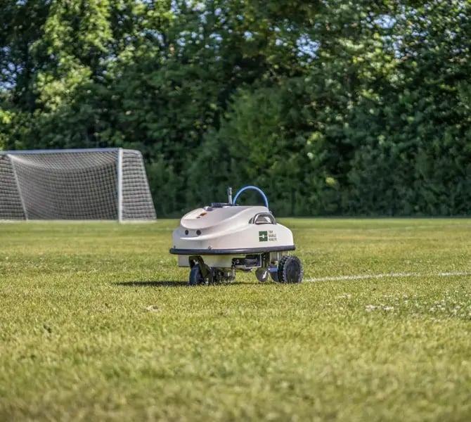 TLM Sport with goal in background